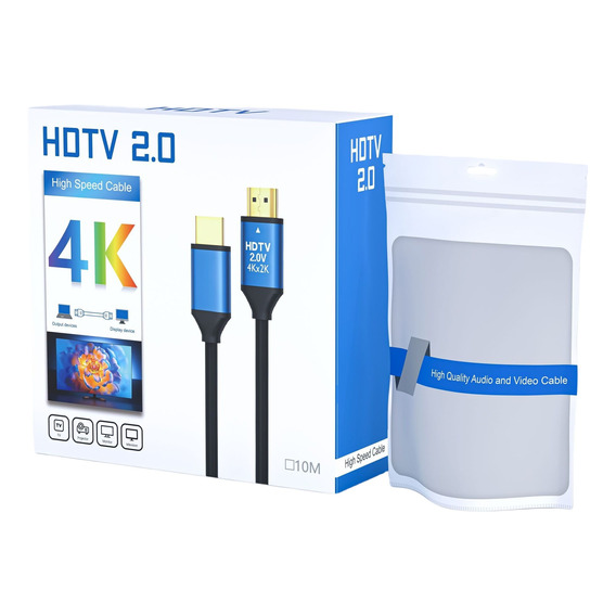 Cable Hdmi 5 Metros Hdmi A Hdmi Reforzado Full Hd 4k