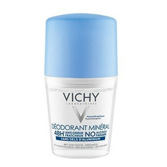 Desodorante Mineral Roll On 48hr  Vichy 50 Ml Piel Sensible