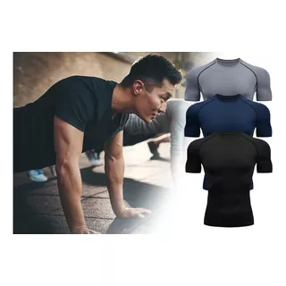 Camiseta Deportiva Transpirable De Secado Rápido Para Hombre