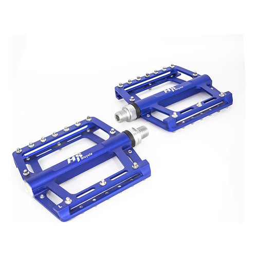 Pedales Para Bicicleta Bmx 1/2 Aluminio Azul Alnc-633 Hs