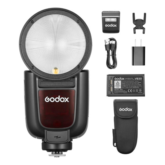 Flash Godox V1pro C Para Cámara Canon Ttl Speedlight