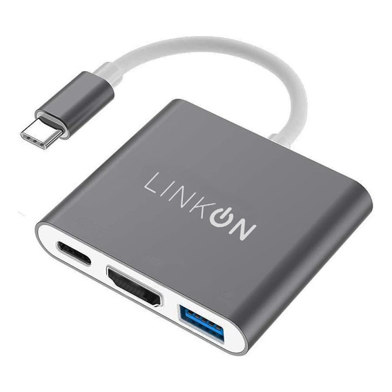 Hub Usb C Adaptador Multipuerto 3 En 1 Para Mac Macbook Win