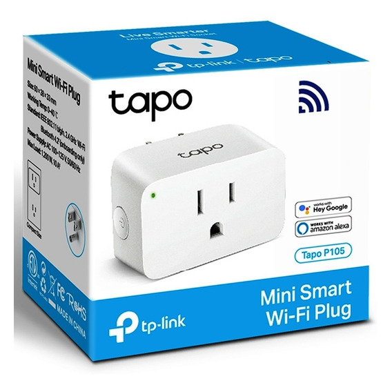 Enchufe Smart Wifi 1800w Tapo P105  Alexa Google Tp Link