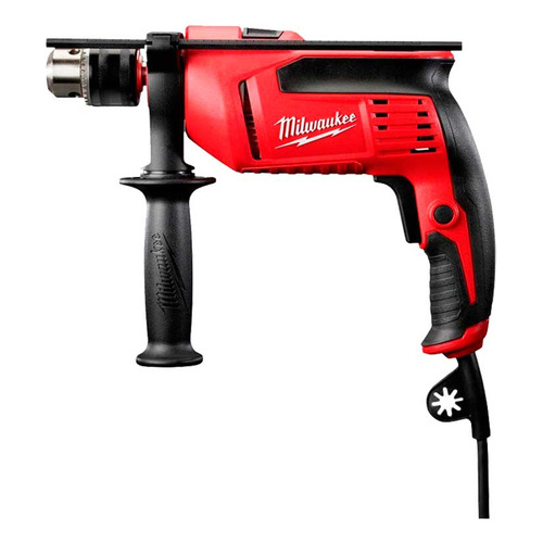 Taladro Percutor 13 Mm Atornillador Milwaukee 5374-59A 680w Sim Bosch Color Rojo y negro Frecuencia 50 Hz