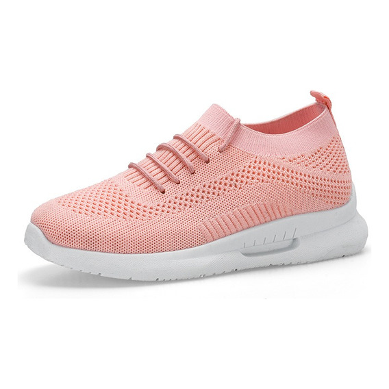 Zapatos De Tenis Transpirables Cómodos De Malla Para Mujer 