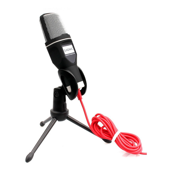 Microfono Condensador Gadnic Grabacion Pro Omnidireccional