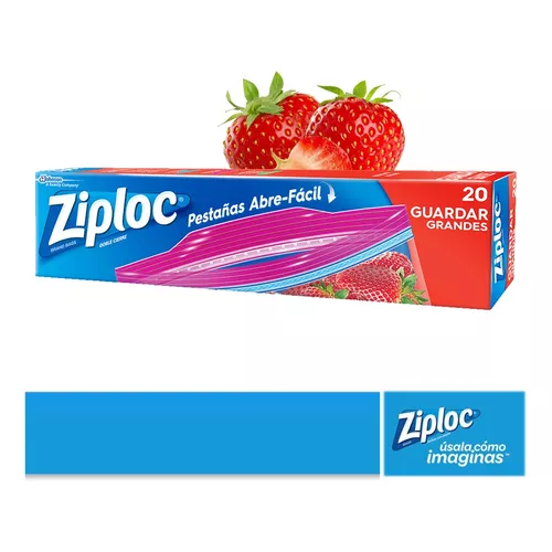 Bolsa Ziploc Grande (Gallon) x 20 - JacoFresh