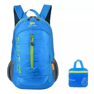 Mochila Sunrunner Kossok Daylite Empacable 30 Lts Color Azul Diseño De La Tela Liso