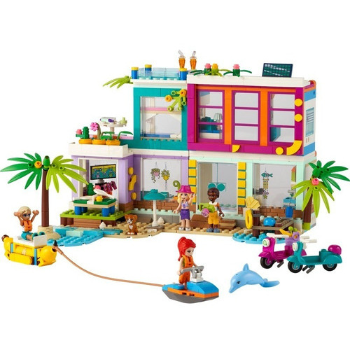Set De Construccion Lego Friends  Casa De Vacaciones En La Playa  41709 686 Piezas En Caja