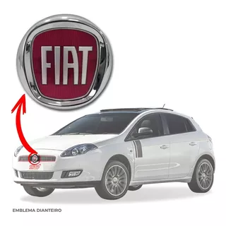 Sigla Emblema Dianteiro Fiat Bravo Sporting 2012 Original