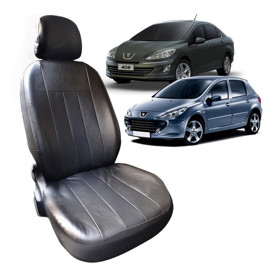 Funda Cubre Asiento Cuerina Acolchada Peugeot 307 / 308 Ent.