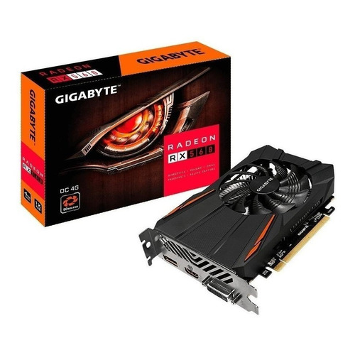 Tarjeta de video AMD Gigabyte  Radeon RX 500 Series RX 560 GV-RX560OC-4GD (REV 1.0) OC Edition 4GB