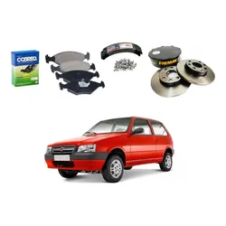  Kit Disco Pastilha Lona Uno 1.0 2004 A 2009