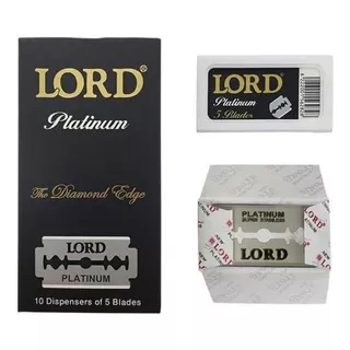 150 Laminas De Barbear Lord Diamond Edge - Original - Lb-005