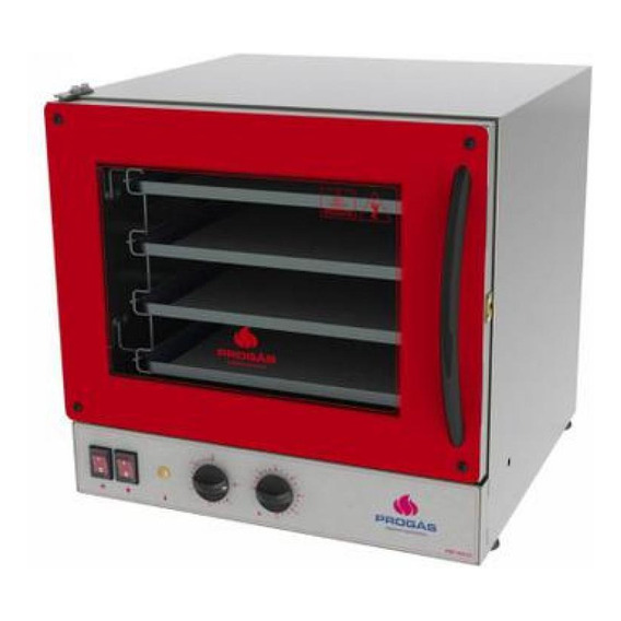 Horno Convector Electrico Rojo Progas Prp004