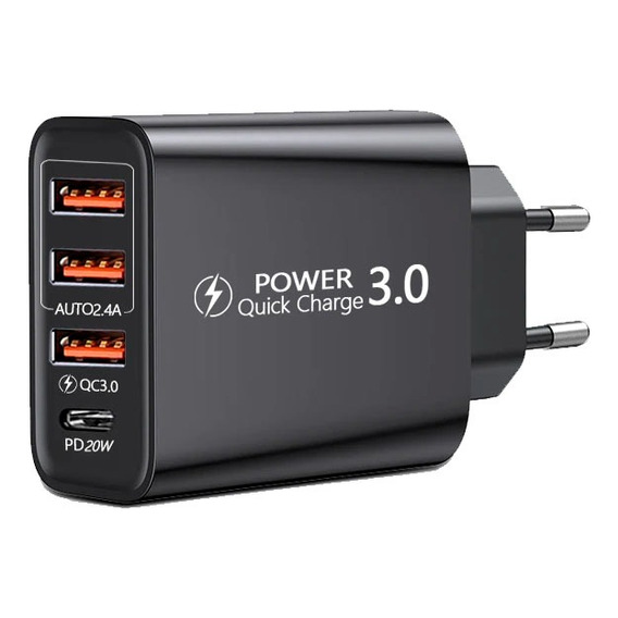 Cargardor Carga Rapida Adaptador Corriente Pd Usb-c/usb 20w 