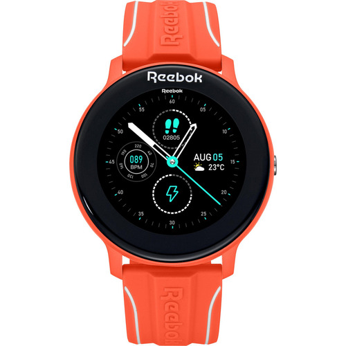 Reloj Smartwatch Reebok Unisex Rv-atf-u0-poio-bb  active 1.0 Color De La Caja Naranja Color De La Correa Naranja Color Del Bisel Naranja