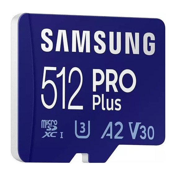 Tarjeta Micro Sd Samsung 512gb Pro Plus Clase 10