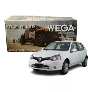 Kit De 4 Filtros Wega Renault Clio Mio 1.2 16v