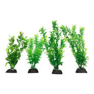 Planta Artificial Aquário Kit Nature Green 02 20cm E 02 30cm
