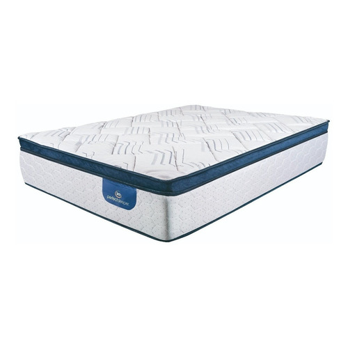 Colchón Súper queen de resortes Serta Perfect Sleeper Luisiana plush - 200cm x 160cm con pillow