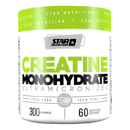 Suplemento en polvo Star Nutrition  Creatine Monohydrate creatina en pote de 300g