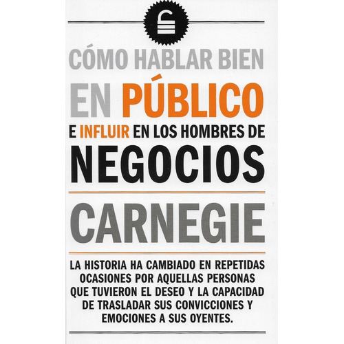 Como Hablar Bien En Publico E Influir En Los Hombres De Negocios, De Donna Dale Carnegie. Editorial Biblok, Tapa Blanda, Edición 1 En Español