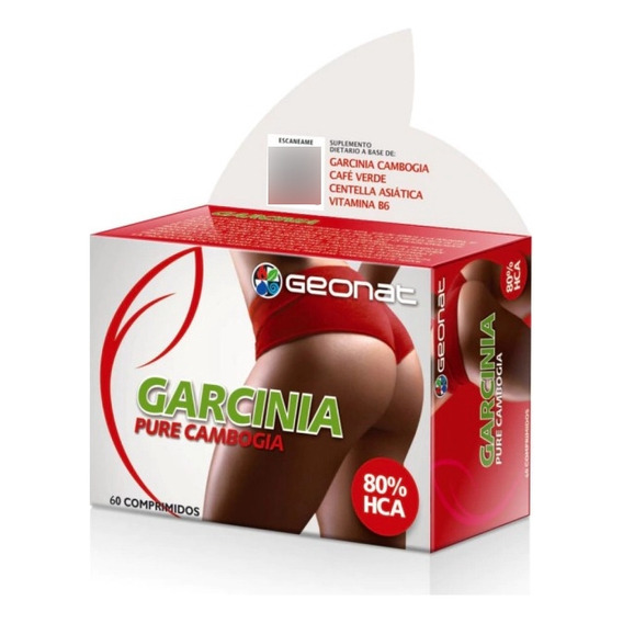 Garcinia Cambogia (60 Comp)- Adelgazante- Saciante- Msa Sabor Sin sabor