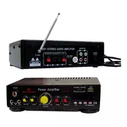 Amplificador Karaoke Con Bluetooth Usb Y Radio Fm 220 - 12 V