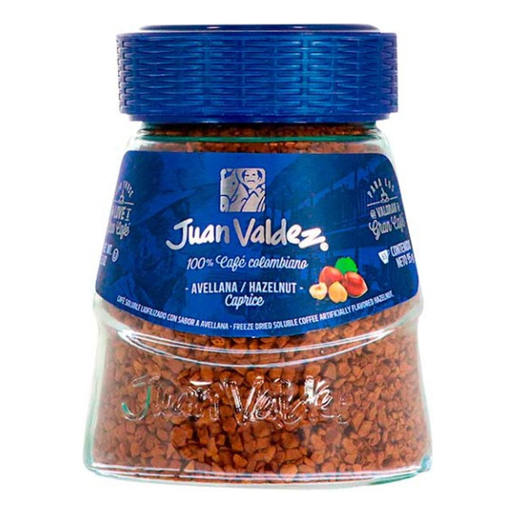 Café Liofilizado Juan Valdez Avellana 95 Grs