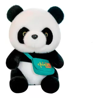 Peluche De Panda Con Mini Bolsa De Mensajero De 45 Cm 
