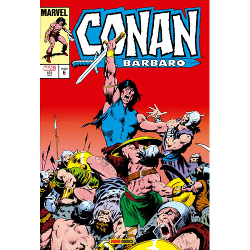 Conan El Barbaro, 6. La Etapa Marvel Original, De Gary Kwapisz. Editorial Panini España S.a., Tapa Dura En Español