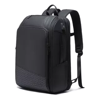 Mochila Bange Premium Impermeable Laptop Viaje Escolar Usb Color Negro
