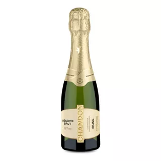 Espumante Brasileiro Branco Brut Réserve Chandon Baby Chardonnay Garrafa 187mlchandon Baby Adega Chandon 187 Ml