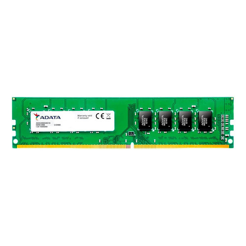 Memoria RAM Premier DDR4 color verde  8GB 1 Adata AD4U266638G19-S