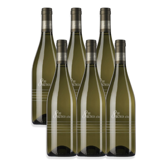 Vino Octava Alta Chardonnay Torrontés Blanco 750ml Caja X6u