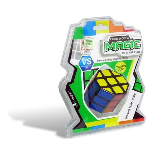 Cube World Magic Cubo Magico Octogonal O Barrel 3x3 Jyj017 Color De La Estructura Negro