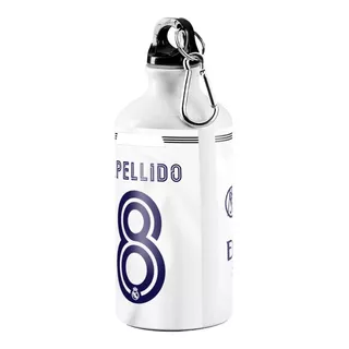 Botella De Aluminio Real Madrid - Apellido Y Número