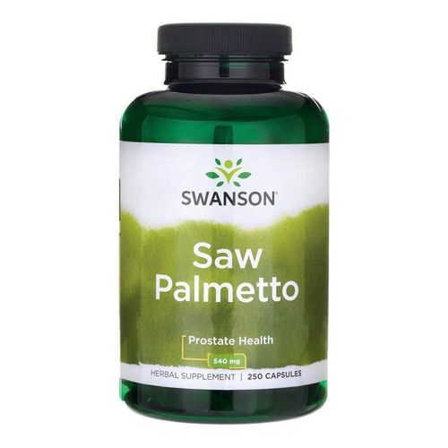 Suplemento en cápsula Swanson  Suplementos Saw Palmetto sabal palmito