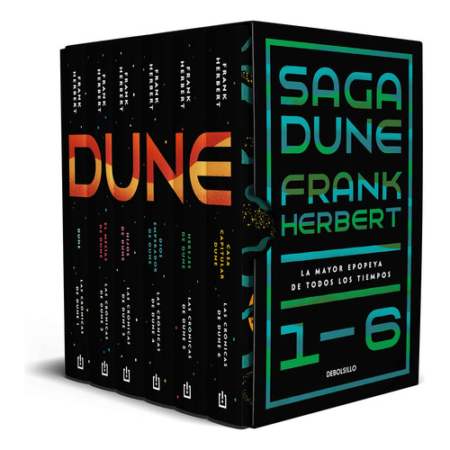 Dune: La mayor epopeya de todos los tiempos, de Frank Herbert. Serie Dune, vol. 1.0. Editorial Debolsillo, tapa blanda, edición 1.0 en español, 2021