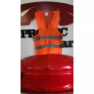 Chaleco Reflectivo Reglamentario Fluo Moto Naranja 