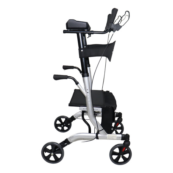 Andadera Rollator Vertical Con Asiento Adulto Dos Funciones 