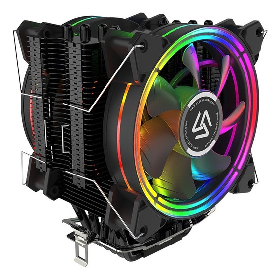 Cpu Cooler Rbg Alseye 120 H120d Led Azul Claro