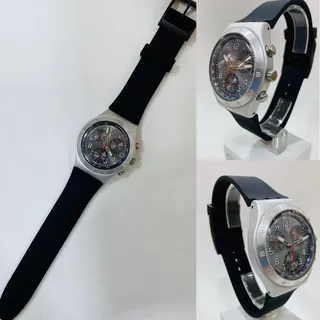 Reloj Swatch Irony Aluminio Ycs4046ag Crono Original Nuevo