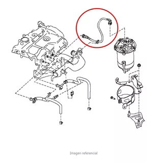 Manguera Filtro Combustible Nissan Np300 Original