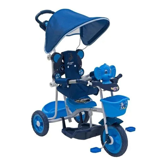 Triciclo Elefante Dencar 7062 azul