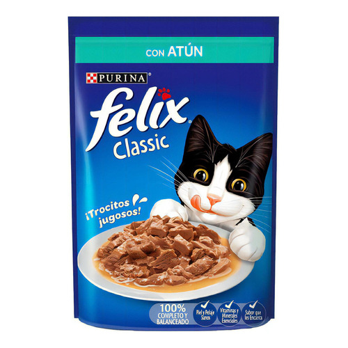 Sobres Para Gato Felix Alimento Premios Sabor Atún 36x85g