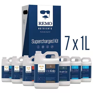 Kit Fertilizante Remo Nutrientes Supercharged 7 X 1 Litro