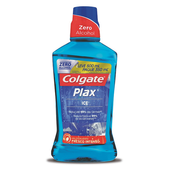 Enjuague Colgate Plax Ice 500x350 Ml 500 Ml