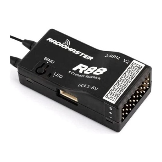 Radiomaster-r88 V2 8ch Pwm/sbus Receiver D8, D16 & Sfhss